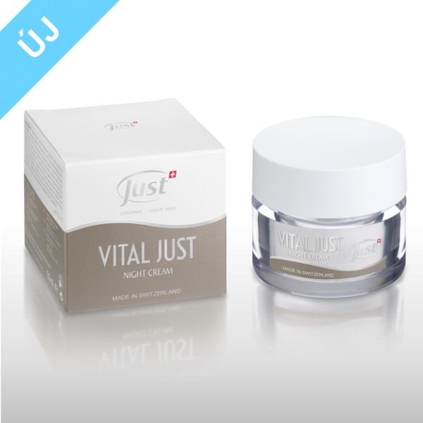 VITAL JUST ÉJSZAKAI KRÉM 50ML - Havasi gyopár, Krókusz - részletek termek